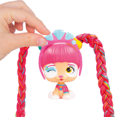 VIP Pets Mini Fans Glam Gems 2 Pack- includes VIP Pets and 6 Surprise Accessories| Kids Age 3+...