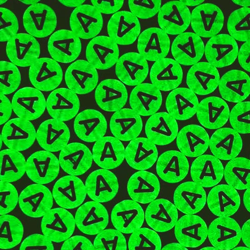 Eppingwin 500 PCS Letter Beads, Glow in The Dark, 4x7 mm Acrylic Beads, Vowel Letter A Beads, Alphabet Beads, Round Letter Beads for Bracelets (Le...