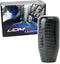 iJDMTOY Glossy Black Real Carbon Fiber Shift Knob Compatible with Most Car 6-Speed, 5-Speed, 4-Speed Manual or Automatic, etc...