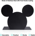 BLACK Mickey Head Premium Stainless Steel Napkin Holder Stand for home kitchen table party RV camper restaurant...