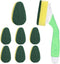 Dish Wand with 7Pack Replacement Dish Wand Sponges,Not Easy Leak Dishwand and Long Lasting Replacement Sponge Heads,Dish Brush Pads Kitchen Cleani...