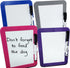 Mini Magnetic Board Dry w/Erase Marker Whiteboard (4 pack) 5? X 7? - Small, white for locker, refrigerator home or office...