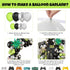 Video Game Balloon Arch, Green Black Balloon Arch Garland, Light Lime Green Black Grey Latex Balloons Star Gamepad Foil Balloon Helium for Boys Me...