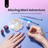 Beetles 3 Pcs Gel Nail Art Brushes Set Gel Polish Design Pen Painting Tools with Liner Brushes Petal Painting Brush and Oval Brush DIY at Home Man...