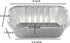 30 Pack 1Lb mini Loaf Pans Heavy Duty Disposable Aluminum Foil Bread Tins Standard Size - 6" X 3.5" X 2.5" Oven Safe Sturdy Small Bread Tin Pans-1...