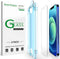 amFilm OneTouch Glass Screen Protector for iPhone 12 6.1"/ iPhone 12 Pro 6.1" with Easy Installation Kit, Tempered Glass, 2 Pack......