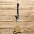 Hand Forged Twisted Wall Hook Wrought Iron Handmade Wall Mounted Coat Hook Blacksmith Metal Wall Kitchen Towel Hooks Rack Black Antique Finish Wal...