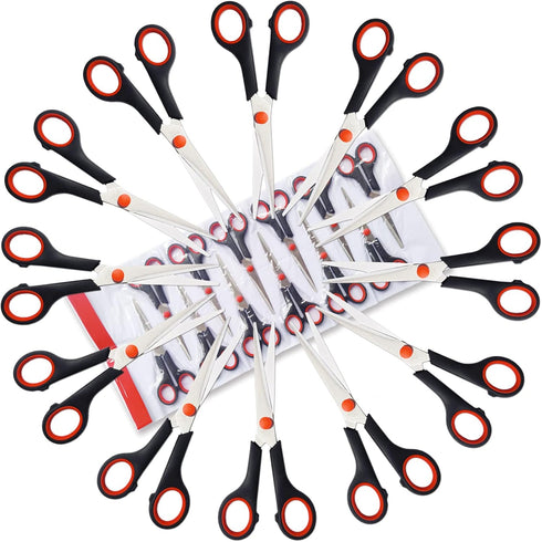 Scissors all Purpose Office Student Scissors 7 Inch Ultra Sharp Shears Comfort-Grip Handles Household Scissors Bulk Sturdy Sharp Craft Supplies - ...
