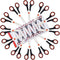 Scissors all Purpose Office Student Scissors 7 Inch Ultra Sharp Shears Comfort-Grip Handles Household Scissors Bulk Sturdy Sharp Craft Supplies - ...