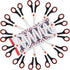 Scissors all Purpose Office Student Scissors 7 Inch Ultra Sharp Shears Comfort-Grip Handles Household Scissors Bulk Sturdy Sharp Craft Supplies - ...
