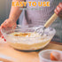 ALLTOP Danish Dough Whisk - Ultimate Dutch Mixer Hand Utensil with Stainless Steel Dough Hook - Essential Sourdough Stirring Stick for Perfect Bre...