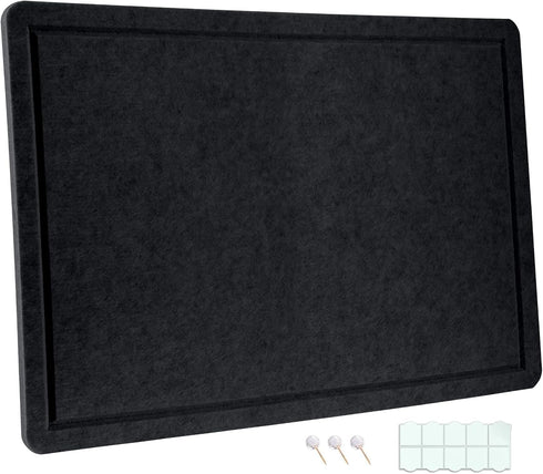 Felt Bulletin Board, 15.7' x 23.6' Pin Board for Offices Home Wall Decoration, Notice Board with Push Pins for Paste Notes, Photos, Schedules Bett...