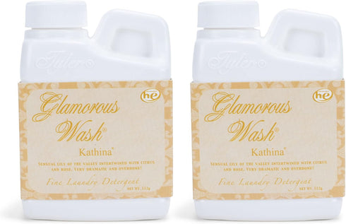 Tyler Glamorous Wash 4 ounce Fine Laundry Detergent Pack of 2, Kathina...
