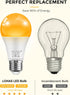L LOHAS LED Sleep aid Amber Light Bulbs, Blue Light Blocking, A19 9W(60 Watt Equivalent) Dim Light Bulbs, 1800K Warm Light Bulb, E26 Base, 4 Pack...