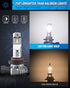 Nilight EF2 H10 LED Fog Light Bulbs, 250% Brightness, 5,0000 Hours Long Lifespan, 6000K Xenon White Fog Light Bulbs, 9140/9145 LED Fog Light DRL B...