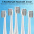 Replacement Flossing Toothbrush Heads for Water Pick SF-01 / SF-02 / SF-03 / SF-04-5 Count with Crystal Caps?Advanced Design, Compact- 5 Count...