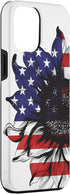 iPhone 15 Pro Max Sunflower American Flag Phone Case Patriotic Gifts for Women Case......