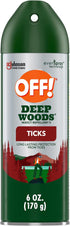 OFF! Deep Woods Insect Repellent Aerosol, Bug Spray with Long Lasting Protection from Ticks and Listed Bugs, 6 oz...