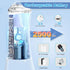 H2ofloss Water Dental Flosser for Teeth Cordless,300ML Portable & IPX7 Waterproof Teeth Cleaner Picks,5 Modes Rechargeable Oral Irrigator with Ref...