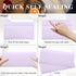 100 Pack Light Purple #10 Business Envelopes, Standard Envelopes Self Seal, 4 1/8 x 9 1/2 Inch Letter Size Business Mailing Envelopes for Checks I...