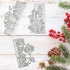 3 Pcs Die Cuts for Card Making, SENHAI Christmas Metal Cutting Dies Scrapbooking Die-Cuts Snowflake Stencil for DIY Christmas Decorations Paper Cr...