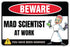 Venicor Mad Scientist Sign Decor - 8 x 12 Inches - Aluminum - Classroom Science Decorations - Cool Chemistry Laboratory Gift Poster Room Wall Art ...