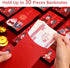 Chinese Red Envelopes for Wedding - 10 Pieces Lucky Money Envelopes with Wishes, Bride and Groom Patterns, Accessories for Chinese Wedding...