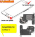 Earpiece Speaker for iPhone 13 Ear Speaker Replacement for iPhone 13 Speaker Replacement Earphone Speaker Sound Receiver Assembly Parts with Tools...