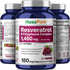 NusaPure Resveratrol & Polyphenol Complex 1450mg 180 Vegetarian Caps (Non-GMO, Vegan) Vitamin C...