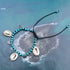 Boho Turquoise Bead Ankle Bracelet Silver Coin Pendant Anklet Bracelet Vintage Cowrie Chain Anklet Turquoise Braided Rope Anklet Foot Chain Jewelr...