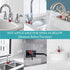 24 inch Silicone Draining Mat for Kitchen Sink,90° Foldable Design,Longer Silicone Faucet Handle Drip Catcher Tray for Kitchen Countertop,Bathroom...