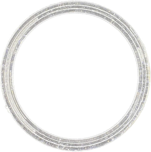 Clear Plastic Rings 12 Pieces - for Arts & Crafts and DIY's (4" Inch Ring)...