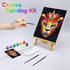 VOCHIC Canvas Painting Kit Pre Drawn Canvas for Painting for Adults Party Kits Paint and Sip Party Supplies 8x10 Canvas to Paint 8 Acrylic Colors,...