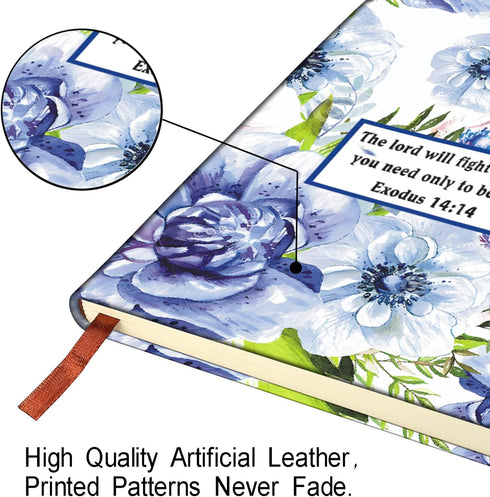 Christian Gift Bible Verse Leather Journal for Women A5 Hardcover Lined Notebook Prayer Faith Religious Gift Inspirational Friendship Gift Motivat...