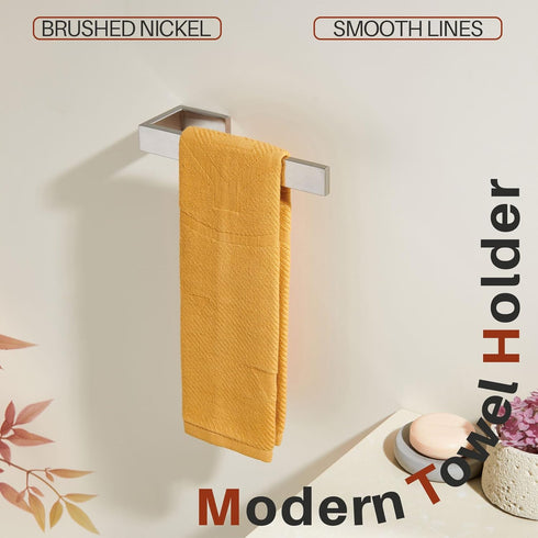KOKOSIRI Hand Towel Bars Bath Towel Holder Brushed Nickel Wall Mount Kitchen Towels Rack Bathroom Hardware Stainless Steel, B3009BR...