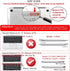 iCasso Compatible with MacBook Pro 13 inch Case 2023 2022-2016 Release A2338 M2/M1/A2159/A1989/A1706/A1708, Plastic Hard Shell Case with Keyboard ...
