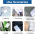 180° Dusters Multi Surface Duster Refills Kit Extender Handle (1 Long Handle to + 1 Short Handle + 15 Duster Refill)...