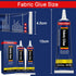 Fabric Glue, Mighty Mend it Fabric Glue, Permanent Clear Washable Clothing Glue for All Fabrics, Cotton, Flannel, Denim, Leather, Polyester, Doll ...