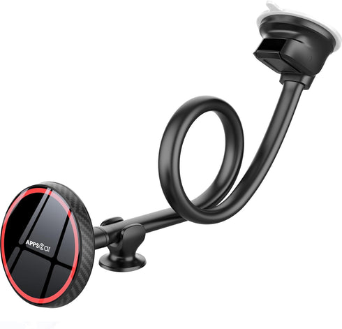 APPS2Car for Magsafe Car Mount Magnetic Phone Holder Upgraded 13-Inch Long Arm Suction Cup Windshield Mount fits iPhone 15 Pro Max Plus 14 13 12 M...