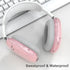 Case Cover for AirPods Max Headphones, Clear Soft TPU Earcup Cover for AirPods Max, Anti-Scratch Transparent Accessories Skin Protector for Apple ...