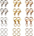 Pandahall 60Pcs Stainless Steel Lobster Claw Clasps & 180Pcs 20 Gauge Open Jump Rings for DIY Bracelet Necklace Jewelry Making (Golden & Stainless...