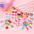 HSWE 263 PCS Charm Bracelet Making Kit,Colorful Gummy Candy Bear Milk Tea Lollipop Flower Pendant Charms Cute Funny Mushroom Earring Necklace DIY ...