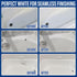 Porcelain Repair Kit, Porcelain Sink Chip Repair Kit White, Sink & Tub Repair Kit, Quickly Fix Chips, Cracks, Holes & Scratchs with Super Adhesion...