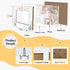 Baby Wooden Photo Frame Mothers Day Gifts Love Gifts for Mom Grandma Nana, Wooden Photo Frame with Iron Stand for Tabletop or Desktop Display, Hom...
