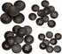 PENTA ANGEL Round Resin Buttons 40Pcs Assorted Size Flatback Sewing Buttons 4 Holes Craft Buttons Snaps with Stripe Flower for Scrapbooking Sewing...