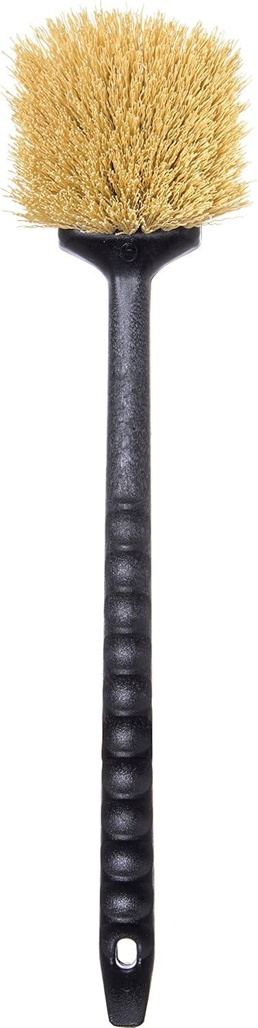 SPARTA 36505L00 Plastic Utility Brush, Scrub Brush With Long Handle For Kitchen, Restaurant, Home , 20 Inches, Black...