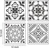 Large Mandala Stencil 12x12 Inch - 9 Pack Mandala Stencils Templates for Painting on Floor, Reusable Pattern Stencils for Fabric, Wood, Tile, Furn...