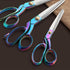 Sewing Scissors, Rkqoa Silver Dressmaker's Fabric Scissors, 8" Stainless Steel Shears, Sharp Knife Edge Fabric Heavy Duty Tailor Scissors for Cutt...