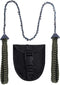Pocket Chainsaw with Paracord Handle, Folding Chain Hand Saw, Emergency Outdoor Survival Gear for Camping, Hunting, Hiking, Cutting Wood & Tree (A...