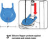 Danco HFX320 HydroFix Toilet Repair Kit for 3-inch Flush Valve Toilets, Fix Running, Noisy, and Leaky Toilets...